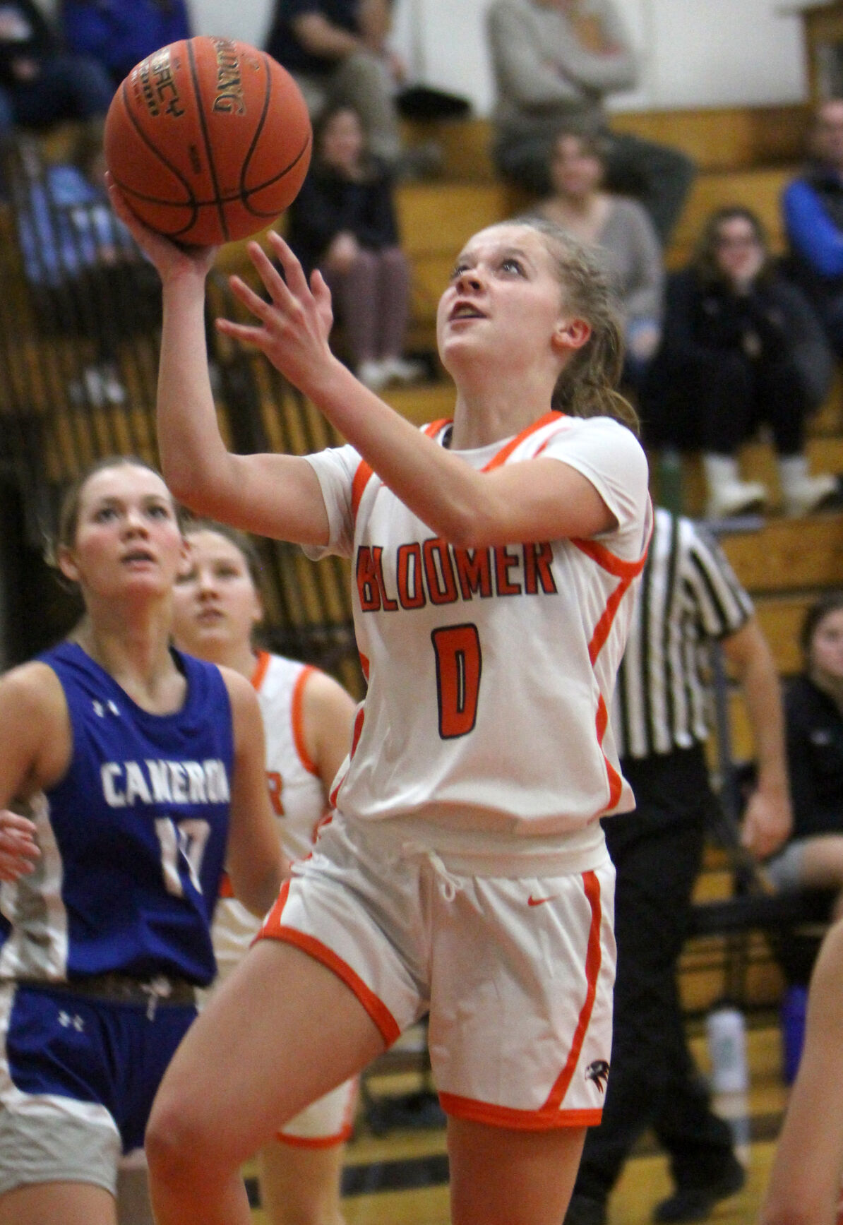 Cameron at Bloomer girls basketball 1-16-23
